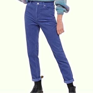 ✨ BDG Urban Outfitters Corduroy Mom High Rise Pants Blue 28
